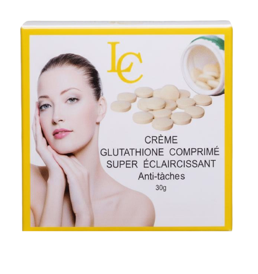 GLUTATHIONE SUPER LIGHTENING ANTI-SPOT TABLET-FACE CREAM
