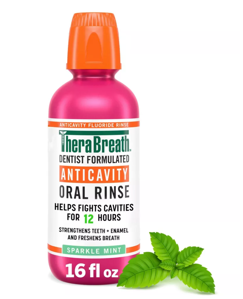 TheraBreath Anticavity Fluoride Mouthwash - Sparkle Mint