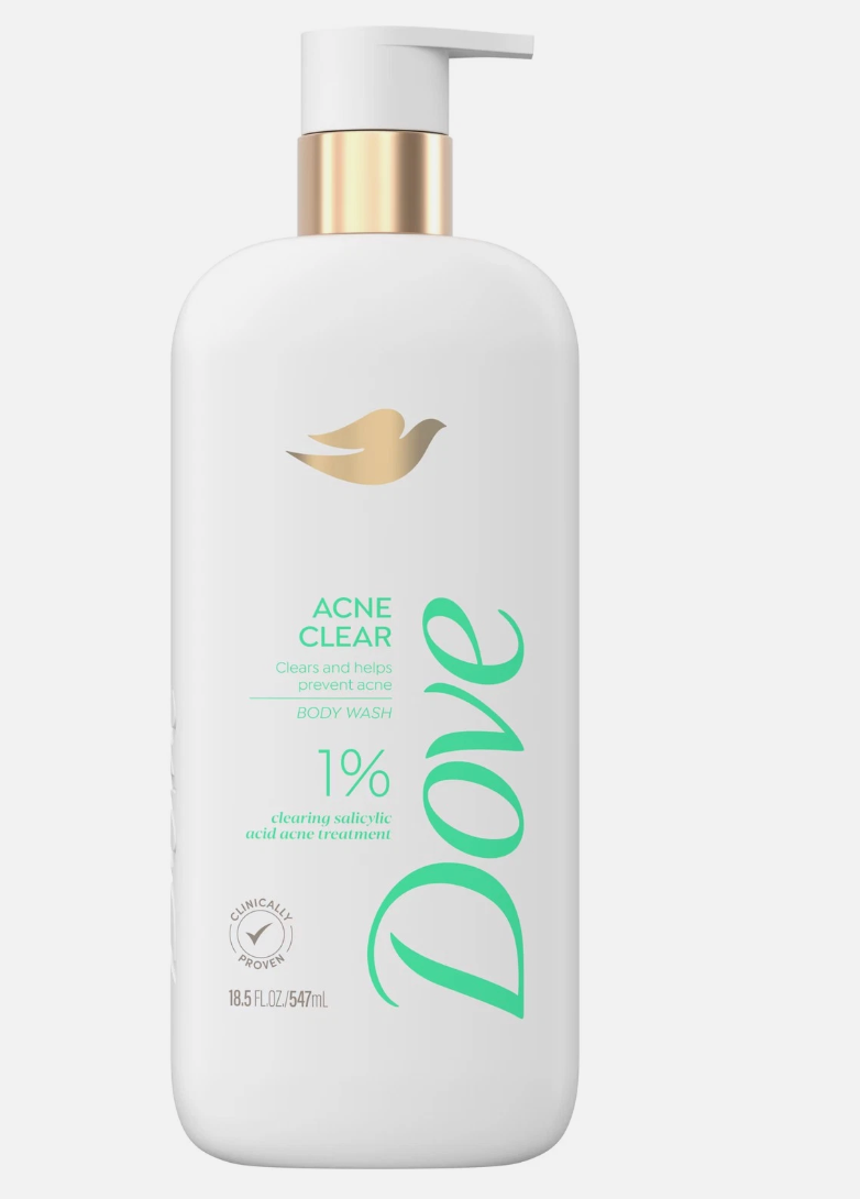 Dove Acne Clear Body Wash 547ml-USA IMPORT