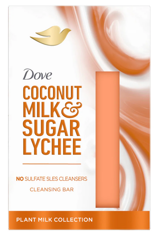 Dove Coconut Milk & Sugar Lychee Plant Milk Cleansing Bar 141g