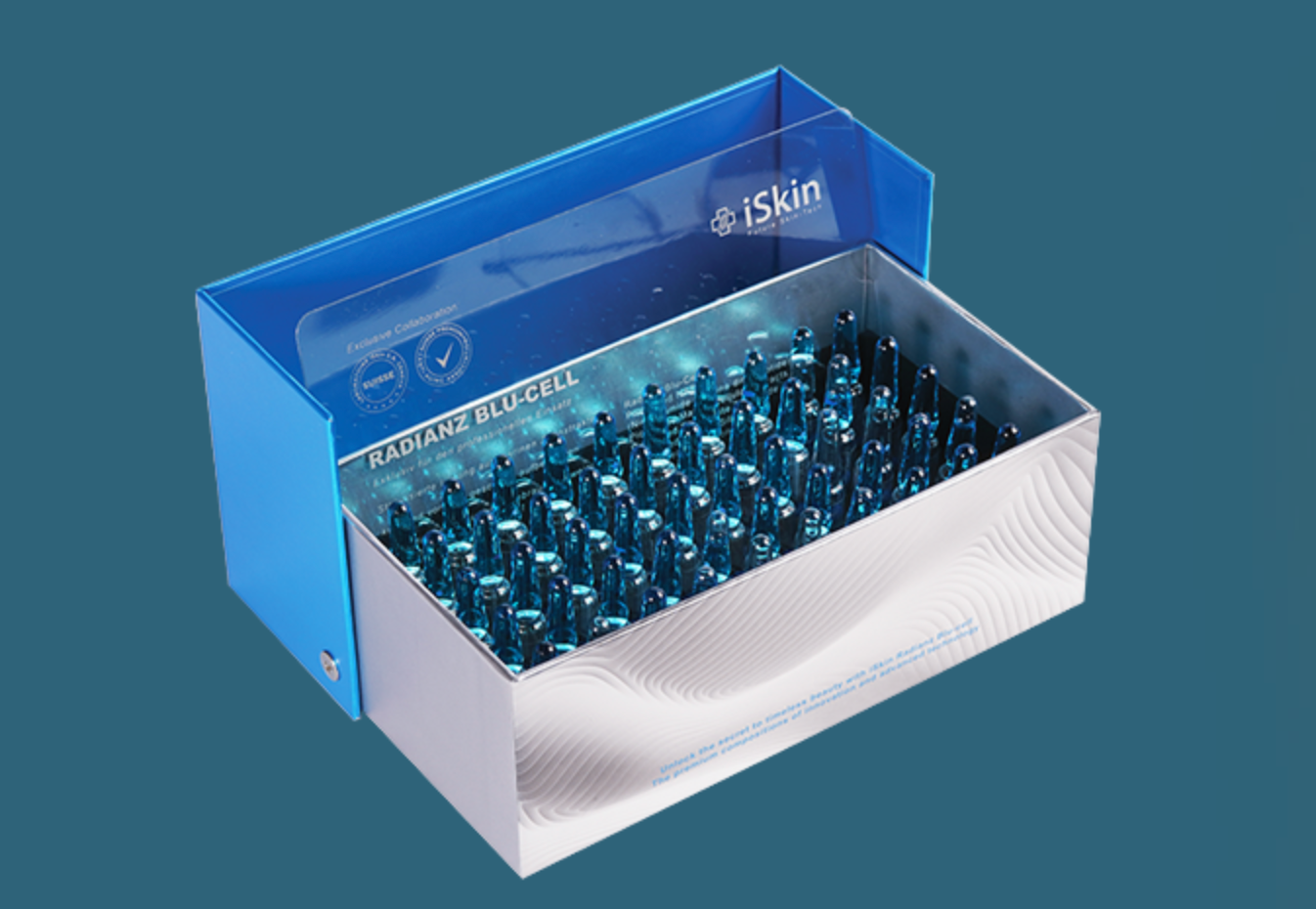 ISkin Radianz Blu Cell With NAD+ Glutathione Injections 50 Sessions