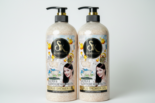SK Duchess Glow Duo Milk And Glutathione With Arbutin Scrub Shower Gel-1 litre