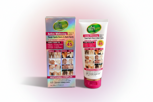 Veetgold active Whitening Tough Spot & Knuckles Corrector Whitening Cream-80g