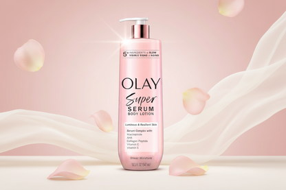 Olay Super Serum Body Lotion-Moisturizing Body Lotion for Dry Skin with Super Serum Complex to Slow Visible Signs of Aging