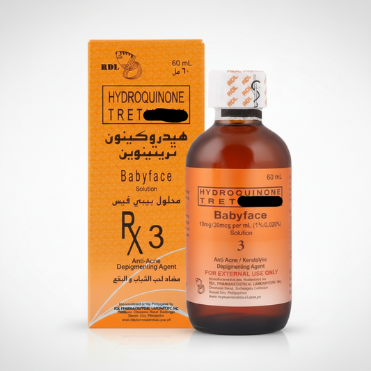 Rdl Babyface solution Rx3 60ml-STAGE 3