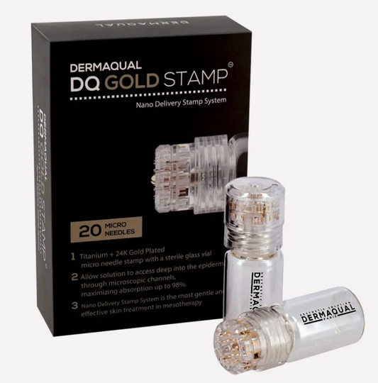 DERMAQUAL- DQ Gold Stamp – 20 micro needles