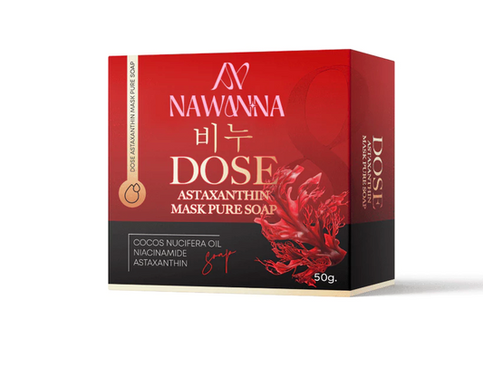 NAWANNA DOSE Astaxanthin Mask Pure Soap-Thailand Import
