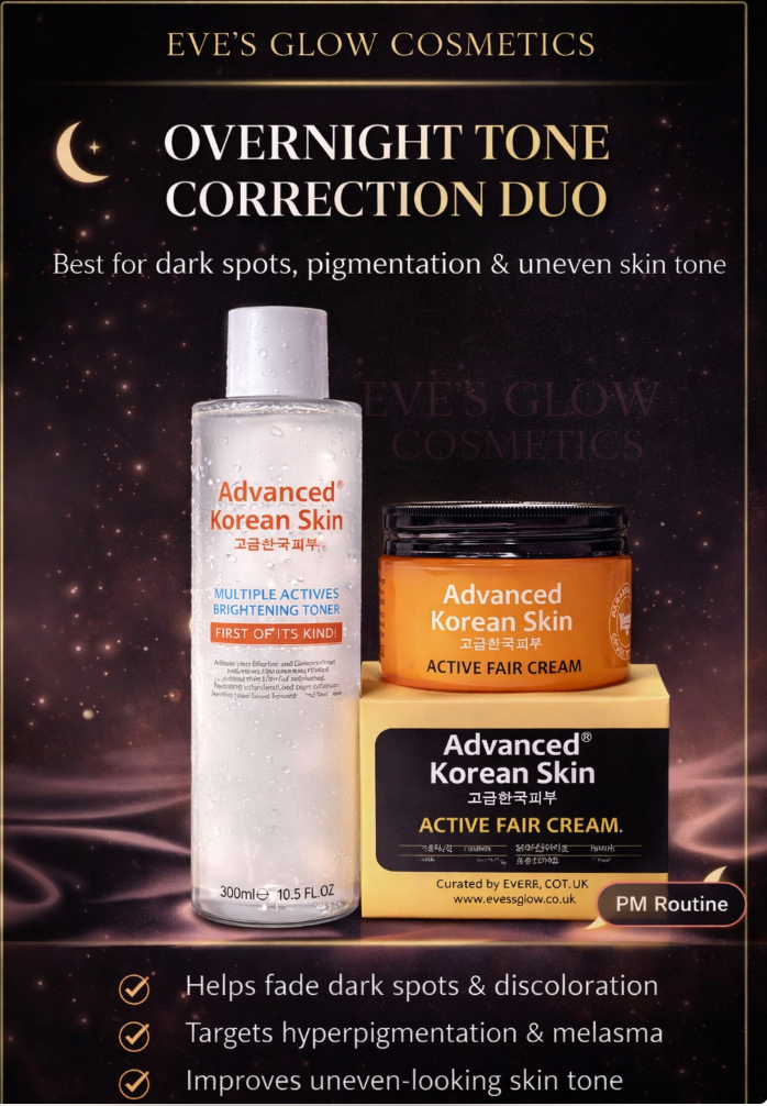 Advanced Korean Skin Overnight Tone Correction SYSTEM