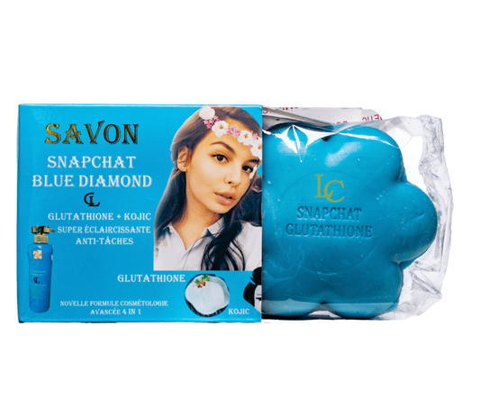 SNAPCHAT BLUE DIAMOND GLUTATHIONE SOAP