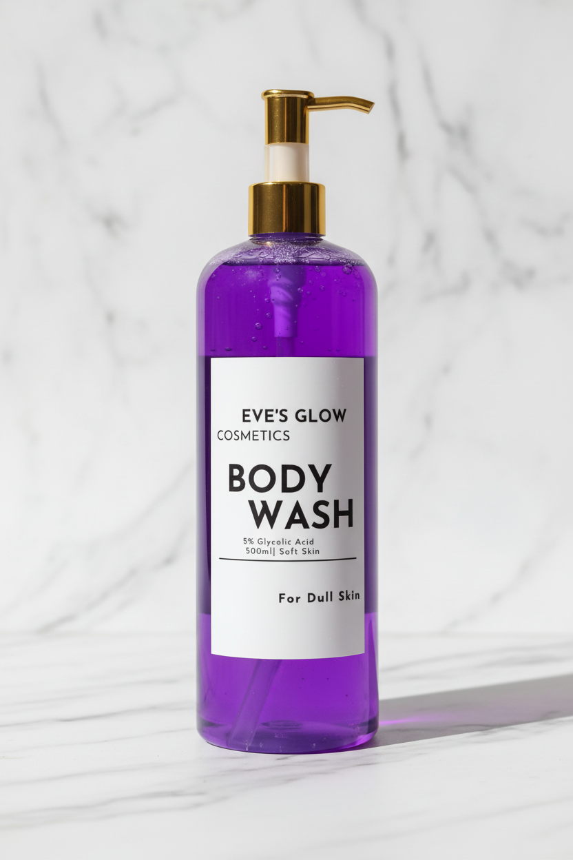 Eve's Glow 5% Glycolic Body Wash 500ml
