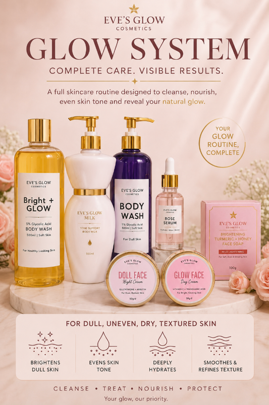EVE’S GLOW – Glow System for Dry, Dull & Uneven Skin ✨