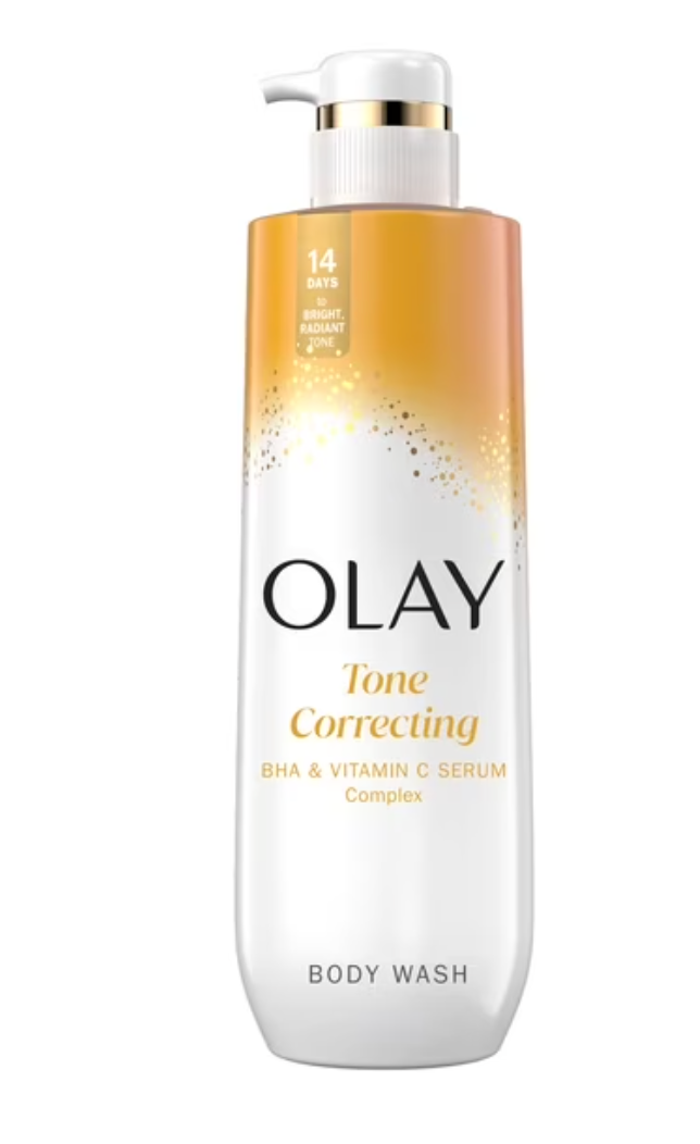 Olay Tone Correcting Body Wash with BHA and Vitamin C Serum Complex, 20oz