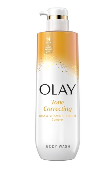Olay Tone Correcting Body Wash with BHA and Vitamin C Serum Complex, 20oz