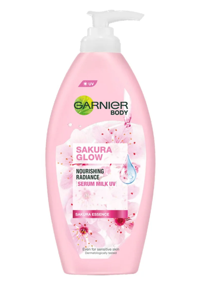 Garnier Sakura Glow Hyaluron Body Serum (Thailand Version) 400ml