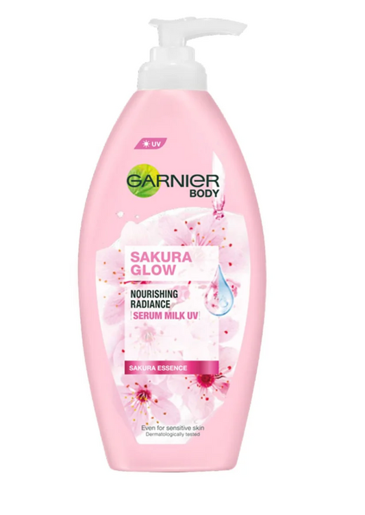 Garnier Sakura Glow Hyaluron Body Serum (Thailand Version) 400ml
