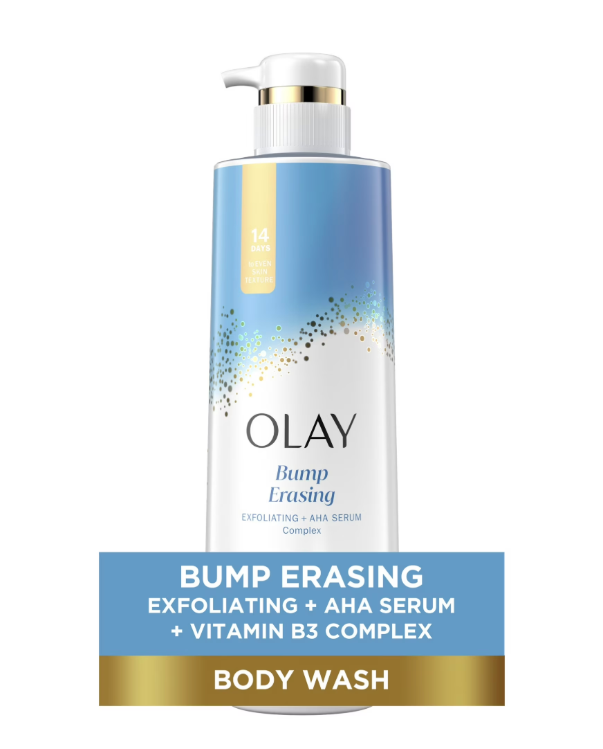 Olay Bump Erasing Exfoliating Body Wash with AHA Serum Complex 591ml