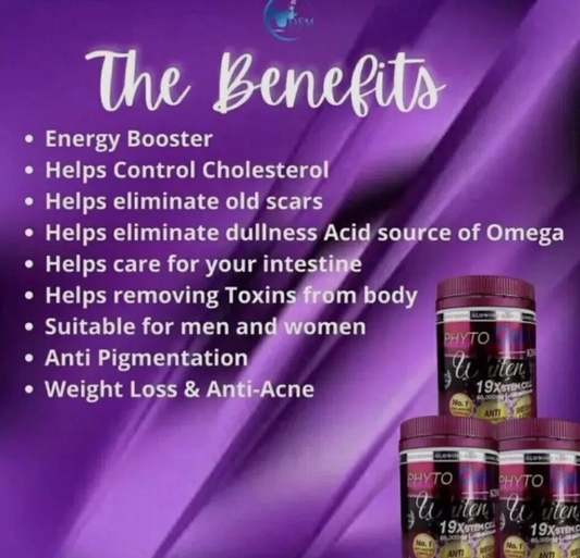 Phyto Collagen King of Whitening 19X STEM CELL Anti-Aging Pro Glutathione