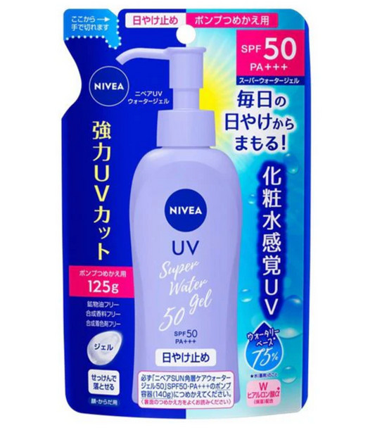 Nivea UV Super Water Gel Sunscreen (Made in Japan) 140g