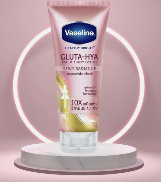 Vaseline Gluta-Hya Dewy Radiance + Flawless Glow Serum-In-Lotion 300ml (Thailand Version)