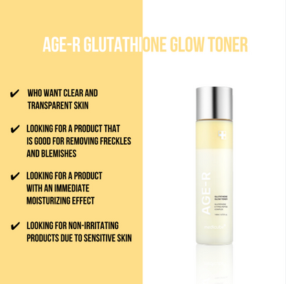 Medicube AGE-R Glutathione Glow Toner 140ml