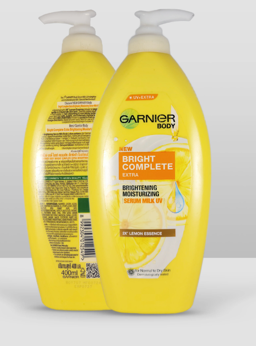 Garnier Extra Bright Complete Body Lotion-Lemon Essence
