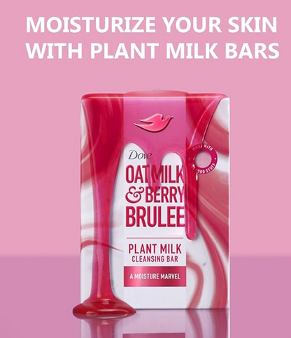 Dove Oat Milk & Berry Brûlée Body Wash 512ml + 2 Soap Bars | Rare US Import | Limited Edition