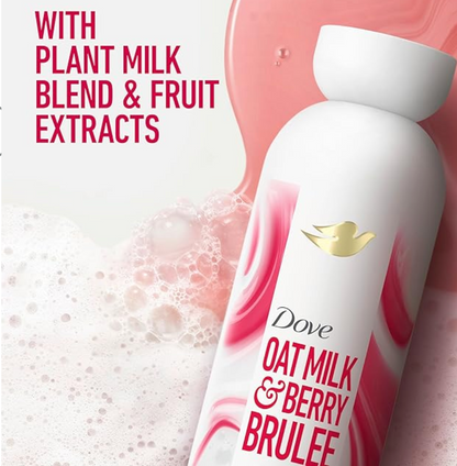 Dove Oat Milk & Berry Brûlée Body Wash 512ml + 2 Soap Bars | Rare US Import | Limited Edition