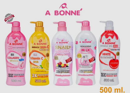 A'Bonné Milk Power Lightening Lotion-500ml (Various Versions)