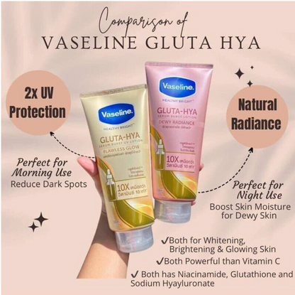 Vaseline Gluta-Hya Body Serum- All Variations- 300ml (Thailand Version)