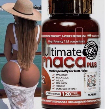 Ultimate Maca Plus 7500mg | Capsules • Oil • Syrup • Powder- (up to 4 MONTHS SUPPLY)