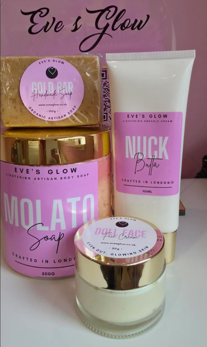 Eve's Glow Lightening Glow Set – Buy Full Body, Face & Knuckles or Singles