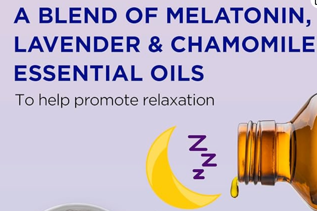 Dr Teal's Foaming Bath with Pure Epsom Salt, Melatonin Bath, Lavender & Chamomile Essential Oil Blend 710ML