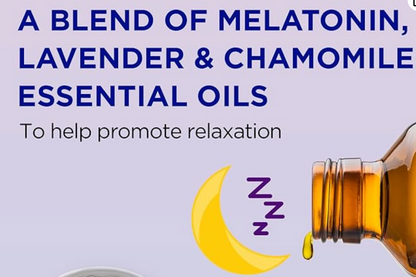 Dr Teal's Foaming Bath with Pure Epsom Salt, Melatonin Bath, Lavender & Chamomile Essential Oil Blend 710ML