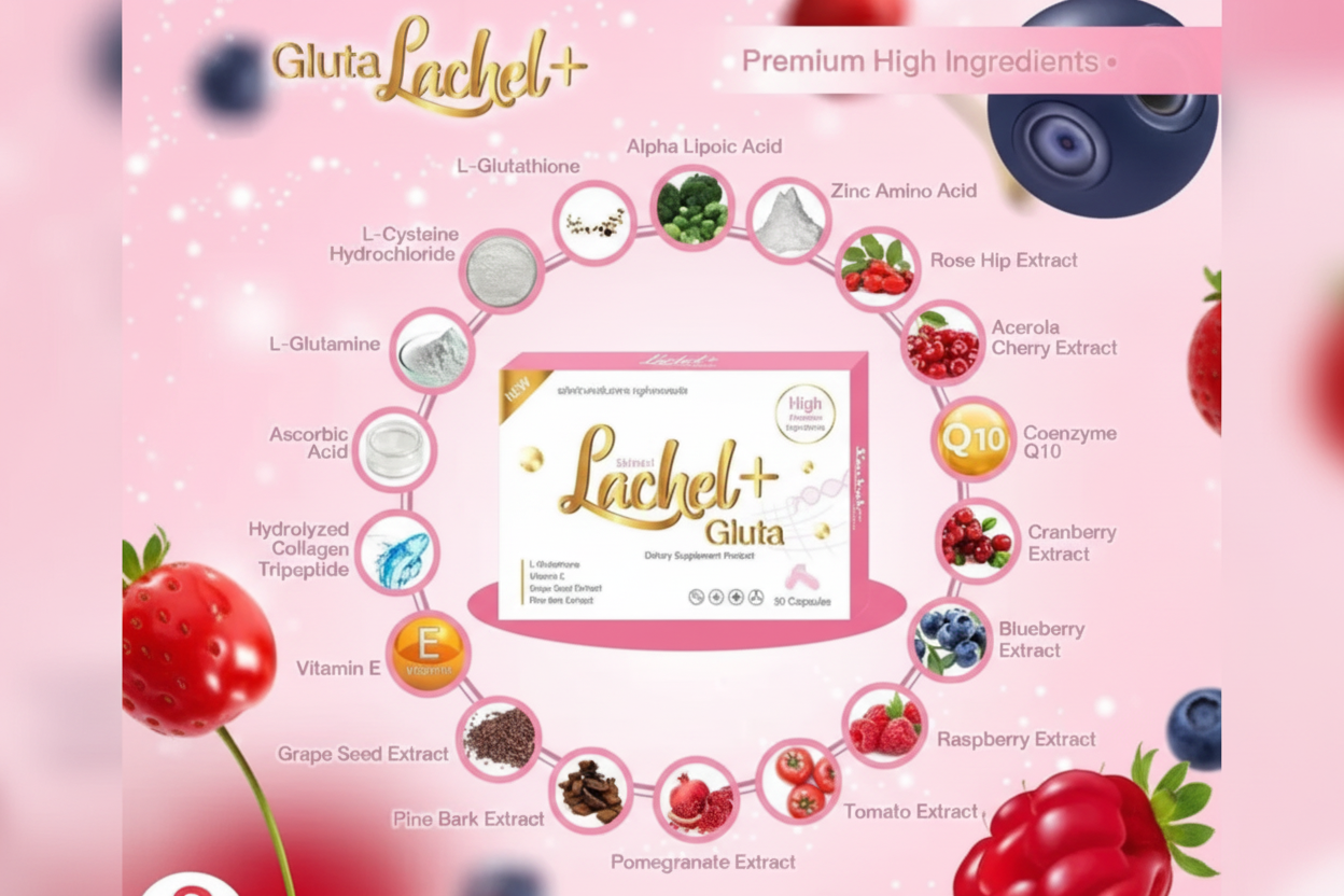 Lachel gluta plus 30 capsules-Skin Whitening