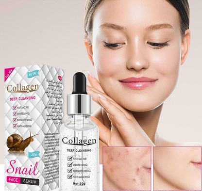 Snail V-C Liquid Serum Anti-aging Moistures Whitening VC Oil 30ml