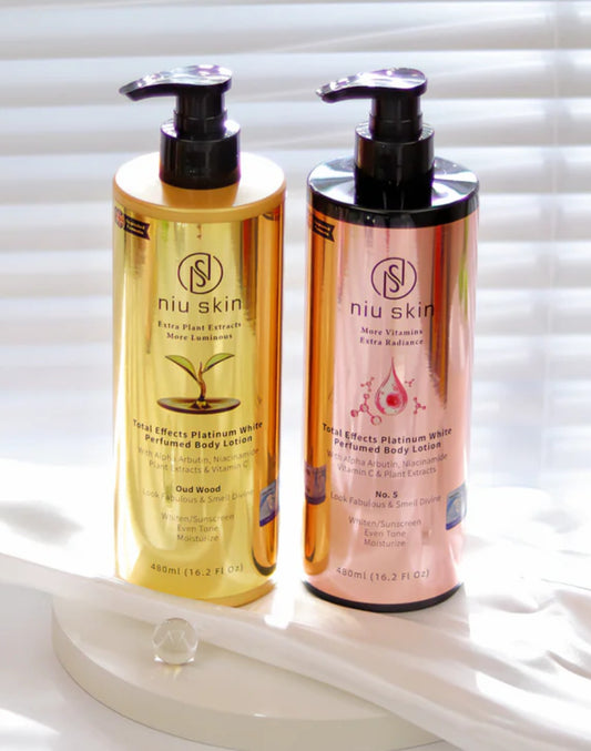 Niu Skin Body Lotion with Alpha Arbutin, Niacinamide Vitamin C & Plant Extracts 480ml