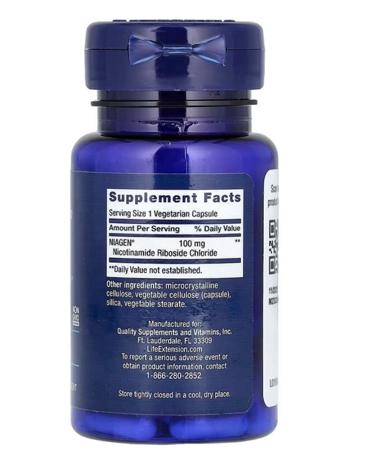 Life Extension, NAD+ Cell Regenerator, 100 mg, 30 Vegetarian Capsules
