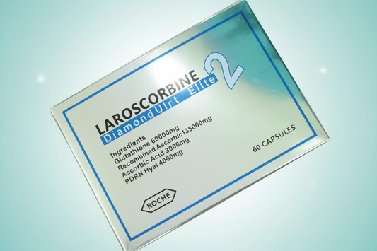 Laroscorbine Diamond Glutathione Softgels for Skin Whitening (60 Capsules)