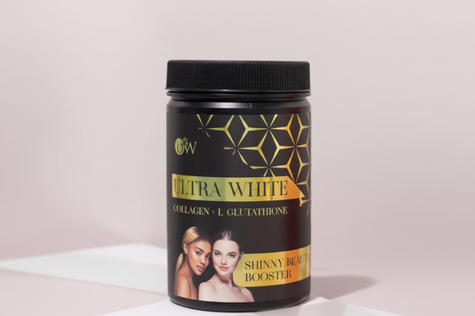 Ultra White Collagen+ L-Gluthathione Shiny Beauty Booster Drink & Capsules