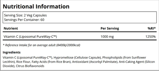 NOW FOODS Liposomal Vitamin C 1,000 mg-2 MONTHS SUPPLY