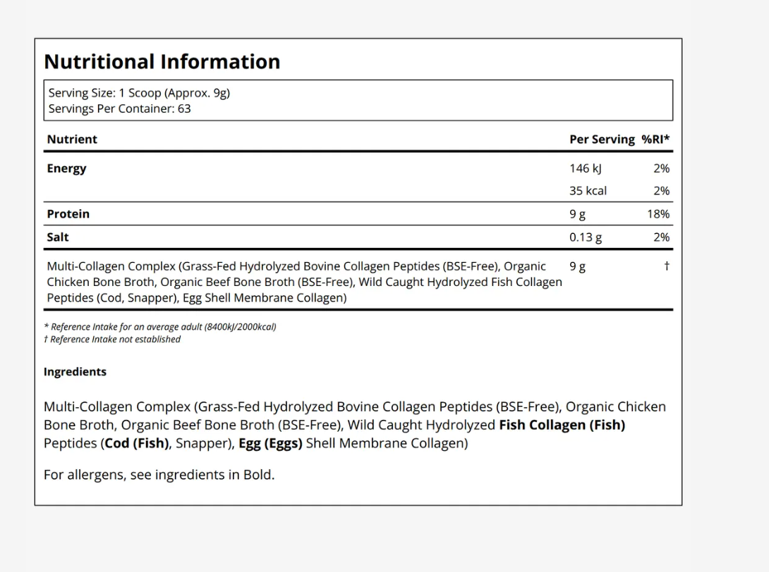 CODEAGE Multi Collagen Peptides