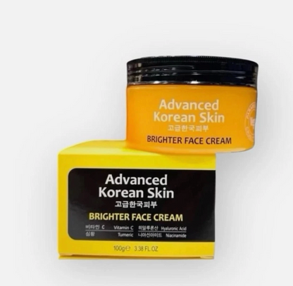 Advanced Korean-DAYTIME-Brightening System (Milky White Toner + Brighter Face Cream)