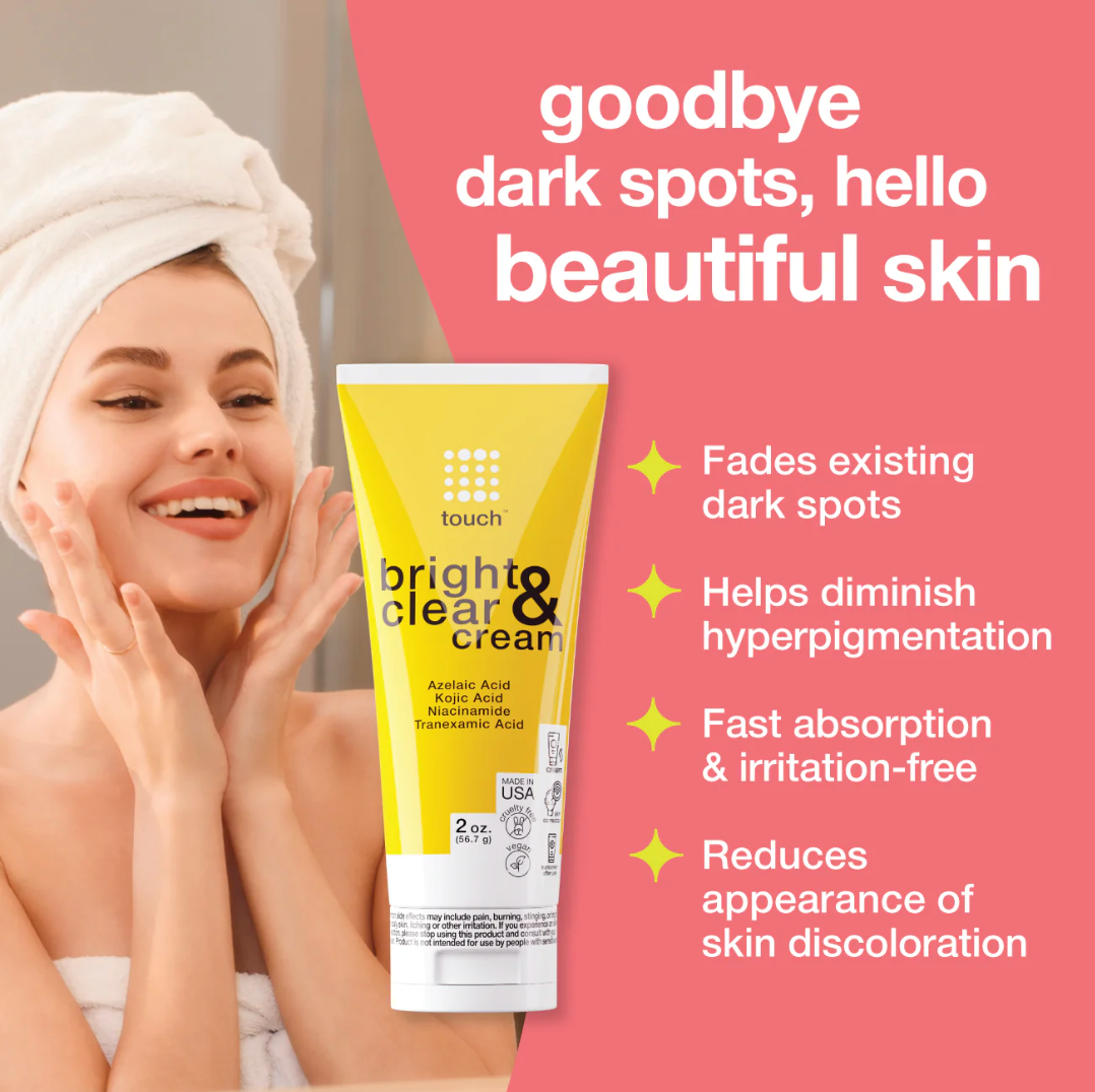 Touch Bright And Clear Skin Brightening Face Cream for Dark Spots.