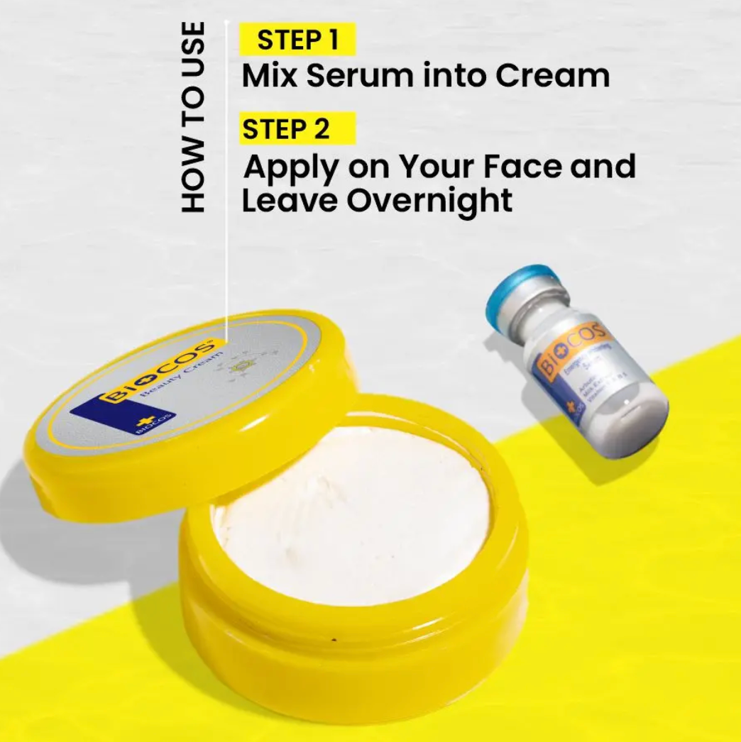 Biocos Beauty Formula Pack (Beauty Cream + Serum + Soap)