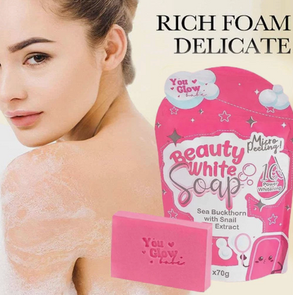 You Glow Babe Beauty White Micro Peeling Soap – Whitening & Glow Soap (5 Bars)