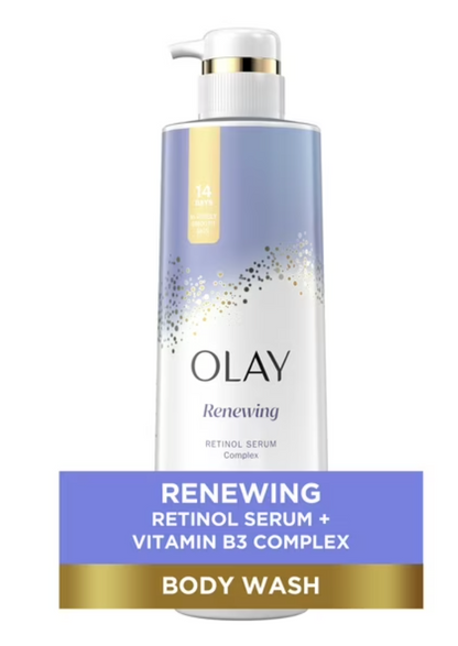 Olay Renewing Body Wash, Nighttime, Retinol, 20 fl oz