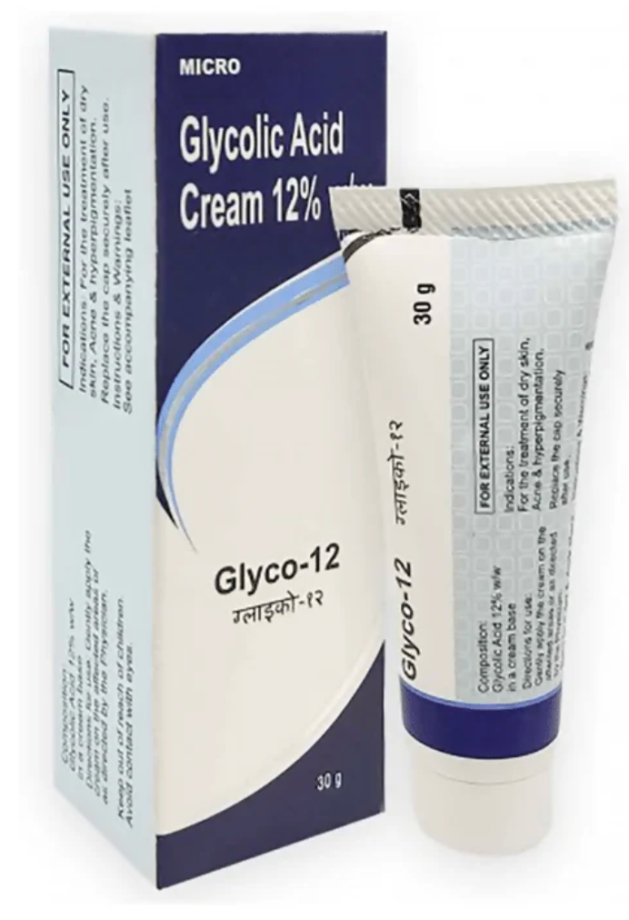 Glyco-12% Cream - 12% Glycolic acid