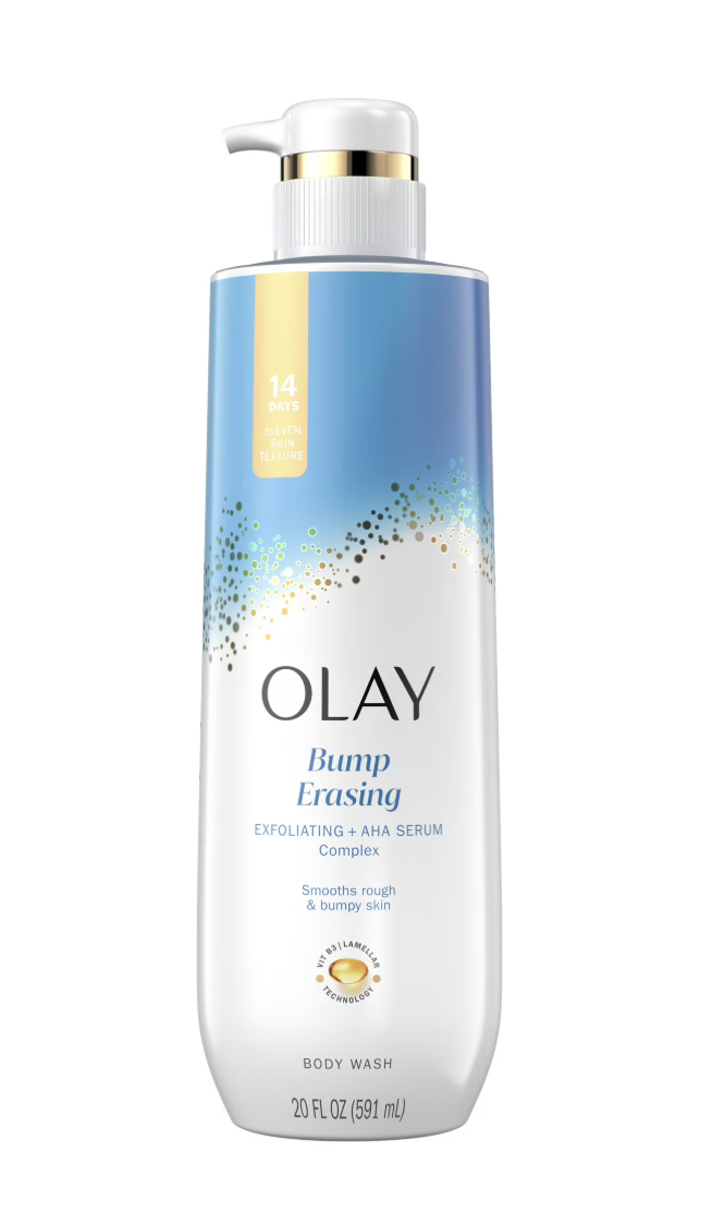 Olay Bump Erasing Exfoliating Body Wash with AHA Serum Complex 591ml
