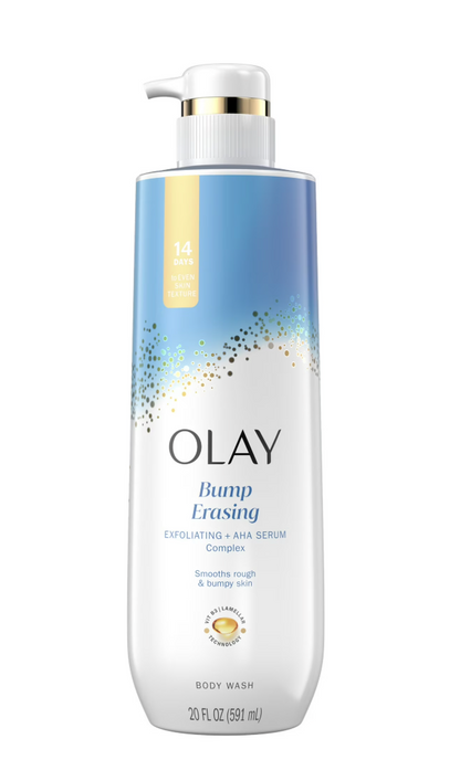 Olay Bump Erasing Exfoliating Body Wash with AHA Serum Complex 591ml