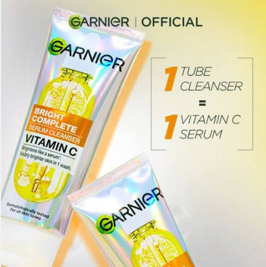 Garnier Bright Complete Serum Cleanser 100Ml-THAILAND VERSION